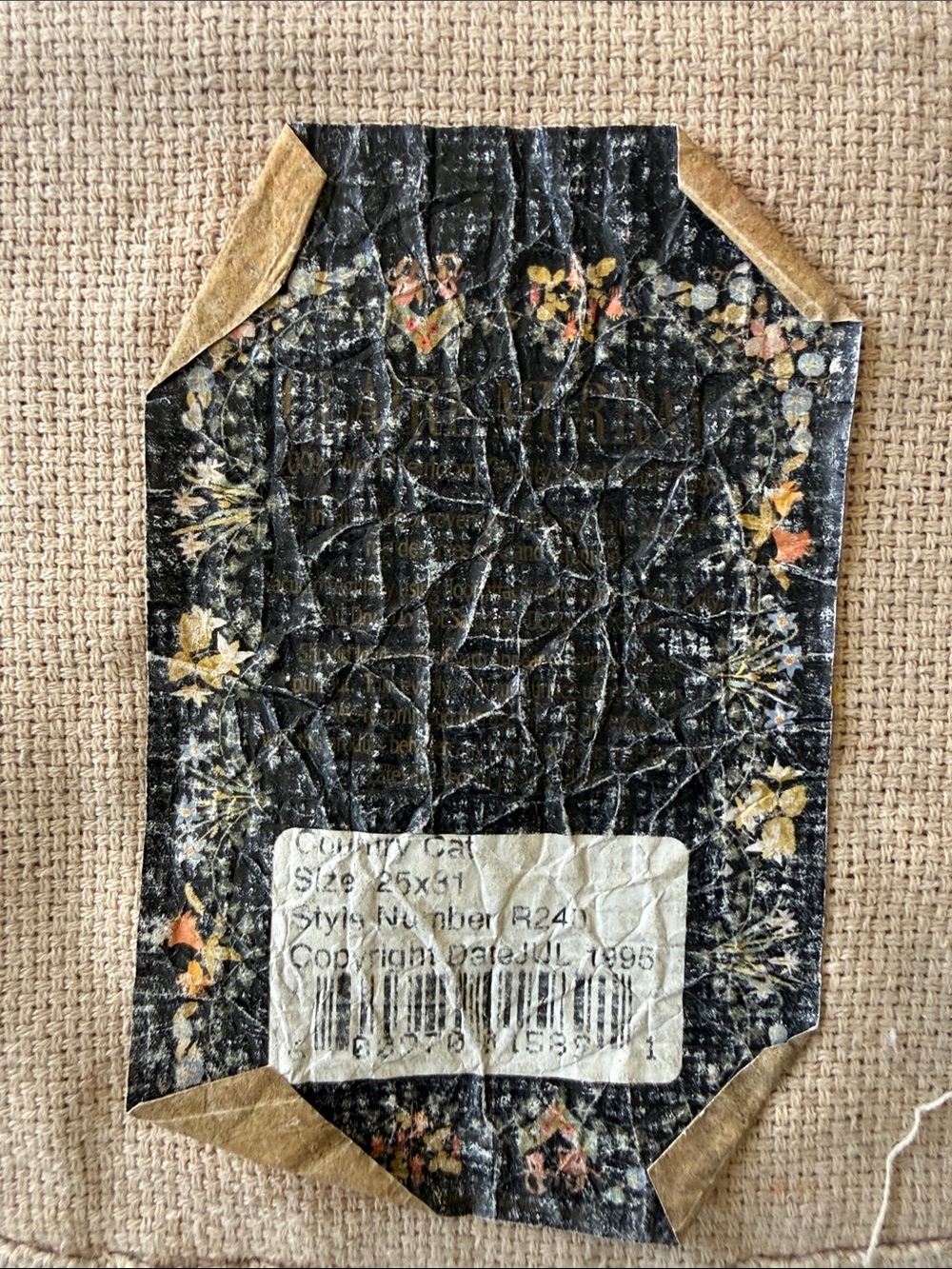 Vintage 1995 Claire Murray ‘Country Cat’ Hand Hooked Rug - Picture 6 of 7